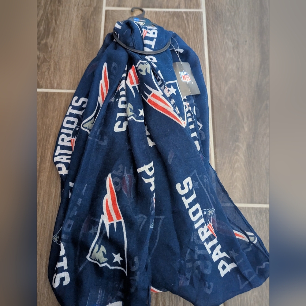 NFL New England Patriots Navy Infinity Scarf